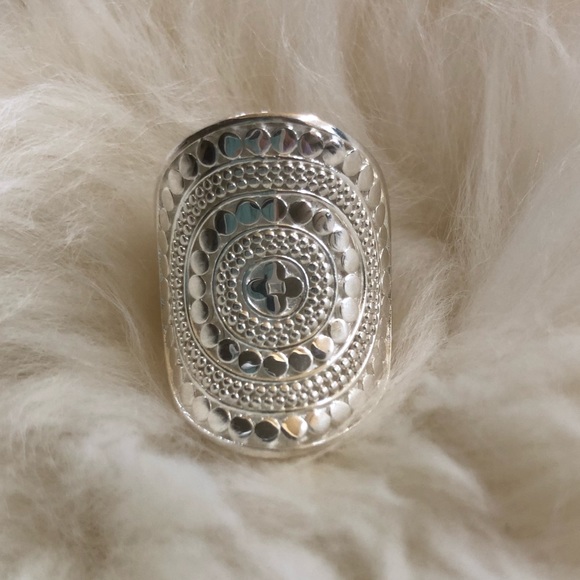 NEW Anna Beck Sterling Silver Saddle Ring (8). - Picture 1 of 5